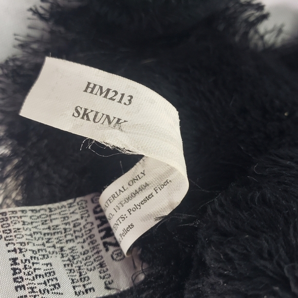 Ganz Webkinz Skunk Fuzzy Plush Stuffed Toy 9 Inch HM213 No Code - Picture 7 of 8